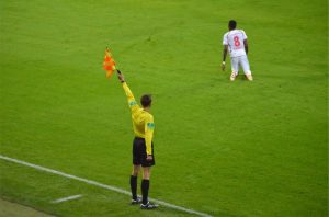 a soccer ref